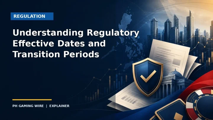Understanding Regulatory Effective Dates and Transition Periods — PH Gaming Wire