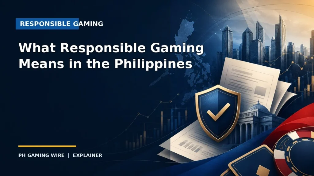 What Responsible Gaming Means in the Philippines — PH Gaming Wire