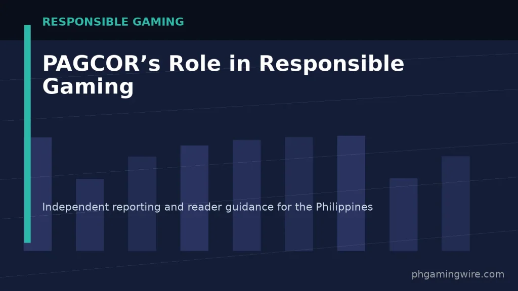 PAGCOR’s Role in Responsible Gaming — PH Gaming Wire editorial graphic