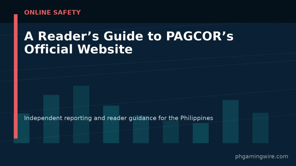 A Reader’s Guide to PAGCOR’s Official Website — PH Gaming Wire editorial graphic