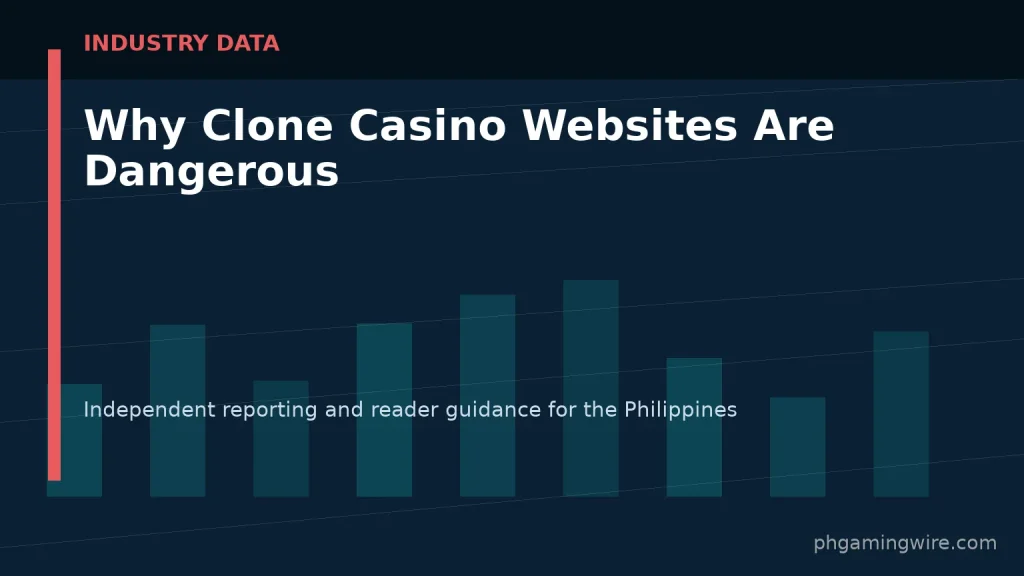 Why Clone Casino Websites Are Dangerous — PH Gaming Wire editorial graphic