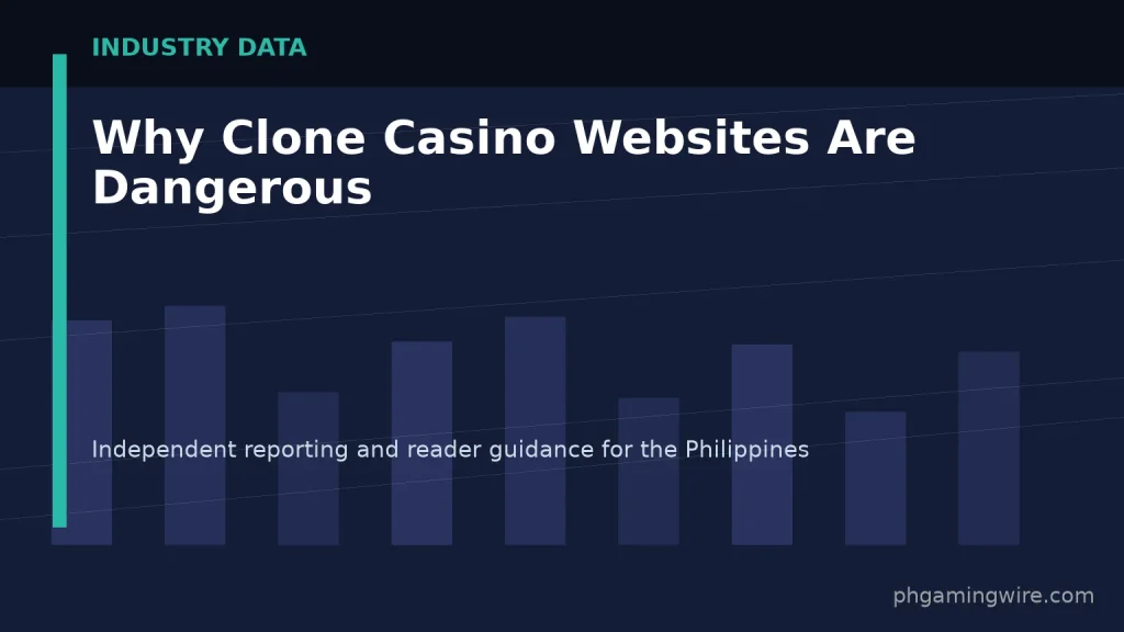 Why Clone Casino Websites Are Dangerous — PH Gaming Wire editorial graphic