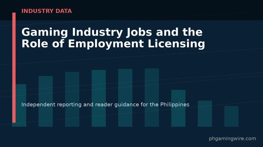 Gaming Industry Jobs and the Role of Employment Licensing — PH Gaming Wire editorial graphic