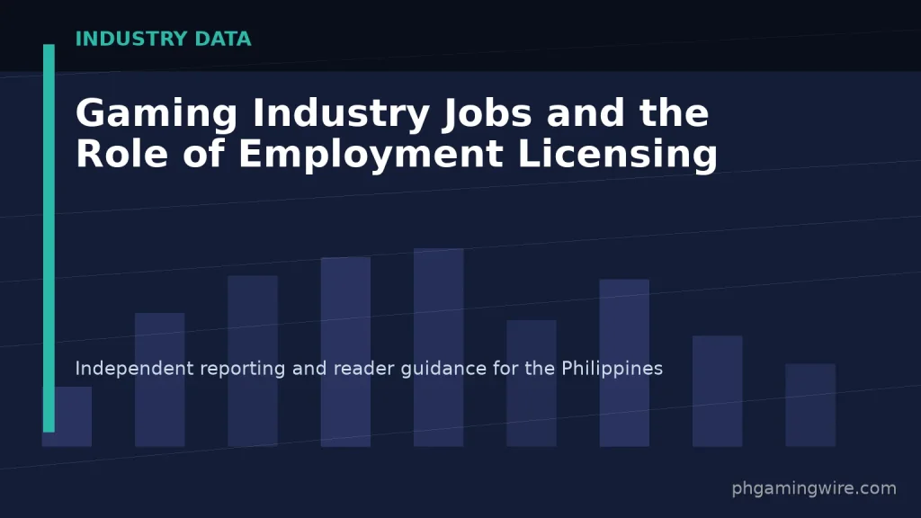 Gaming Industry Jobs and the Role of Employment Licensing — PH Gaming Wire editorial graphic