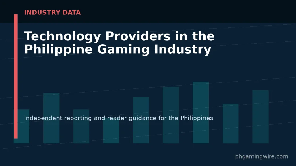 Technology Providers in the Philippine Gaming Industry — PH Gaming Wire editorial graphic