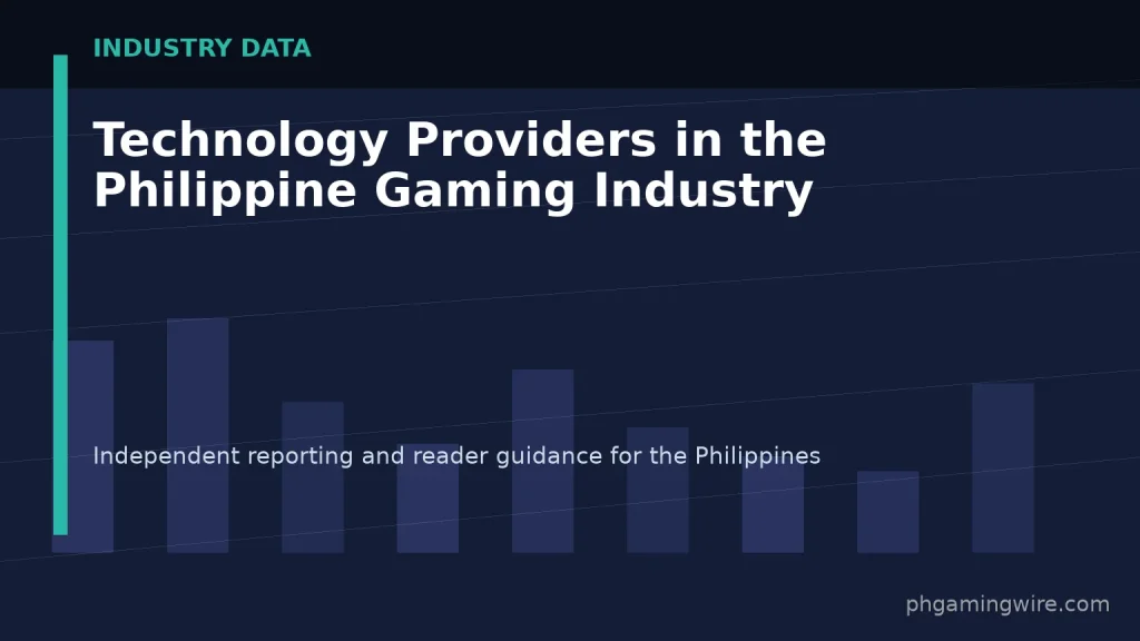Technology Providers in the Philippine Gaming Industry — PH Gaming Wire editorial graphic