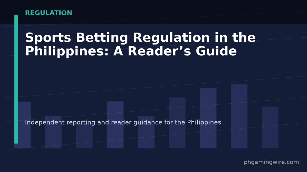 Sports Betting Regulation in the Philippines: A Reader’s Guide — PH Gaming Wire editorial graphic