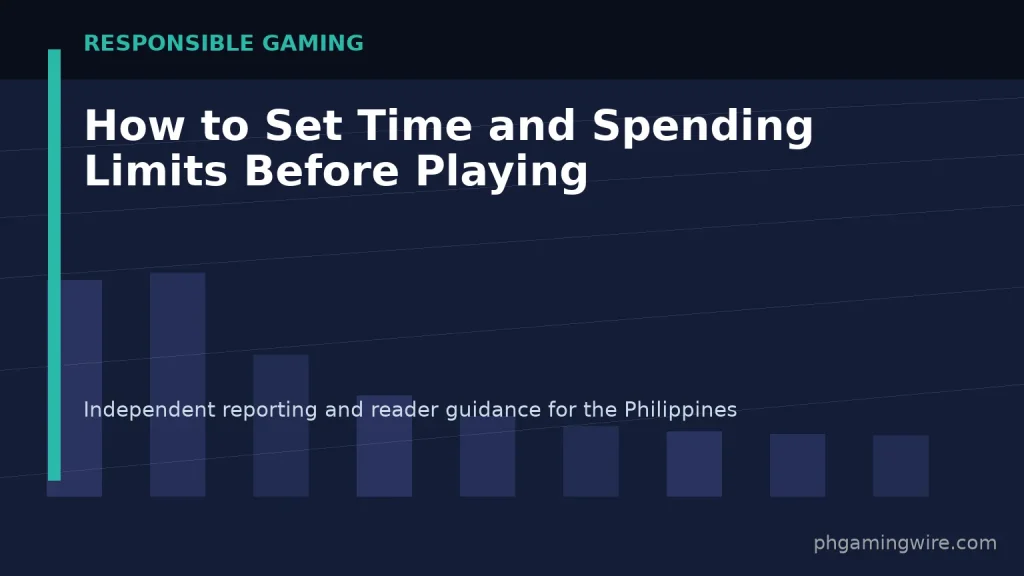 How to Set Time and Spending Limits Before Playing — PH Gaming Wire editorial graphic