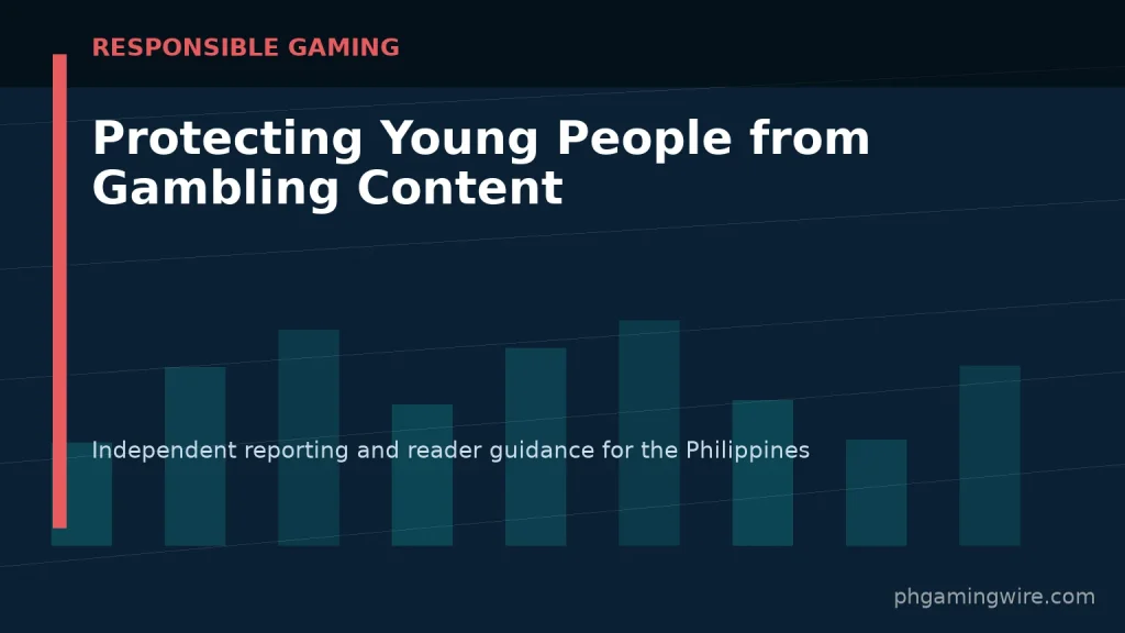 Protecting Young People from Gambling Content — PH Gaming Wire editorial graphic