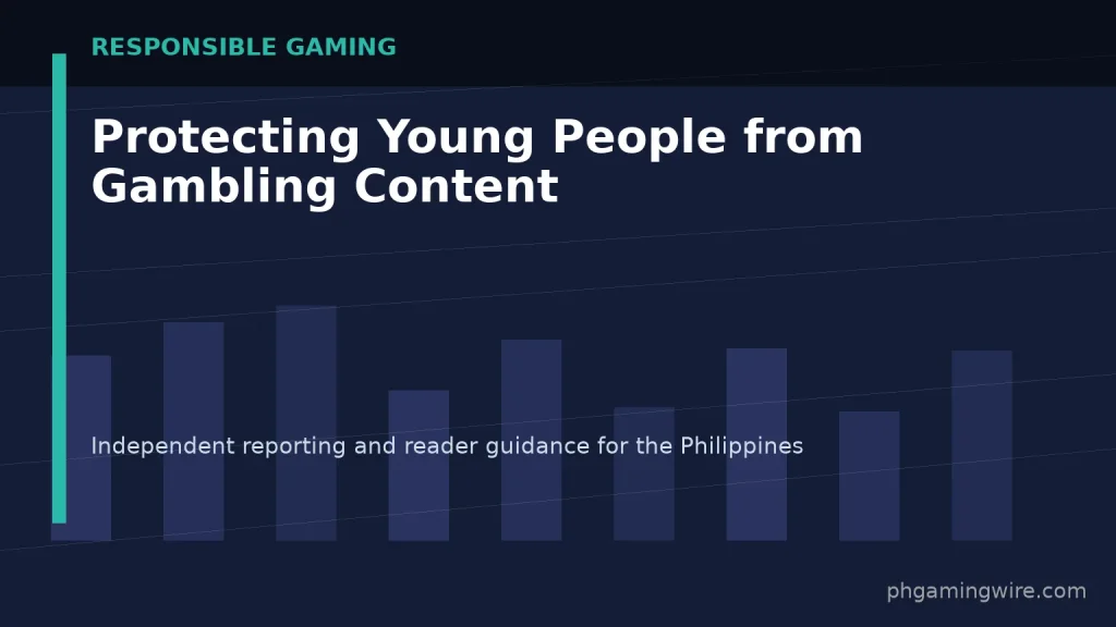 Protecting Young People from Gambling Content — PH Gaming Wire editorial graphic
