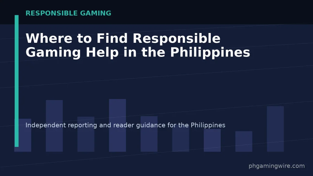Where to Find Responsible Gaming Help in the Philippines — PH Gaming Wire editorial graphic