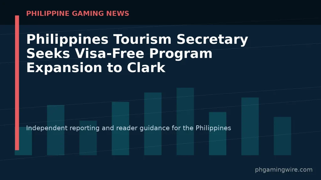 Philippines Tourism Secretary Seeks Visa-Free Program Expansion to Clark — PH Gaming Wire editorial graphic