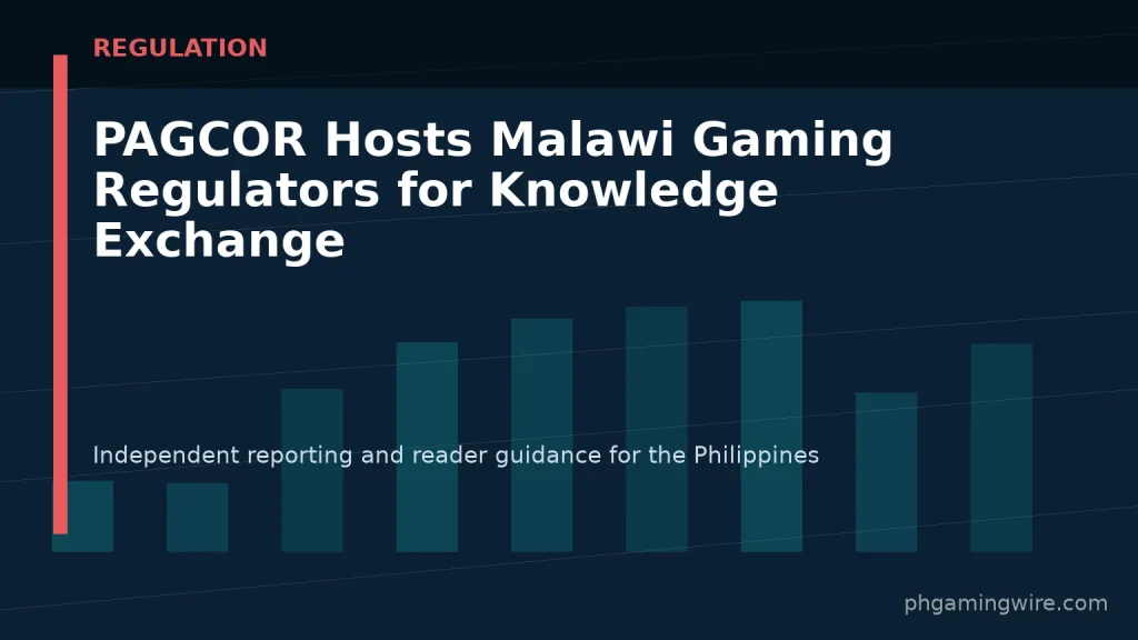 PAGCOR Hosts Malawi Gaming Regulators for Knowledge Exchange — PH Gaming Wire editorial graphic